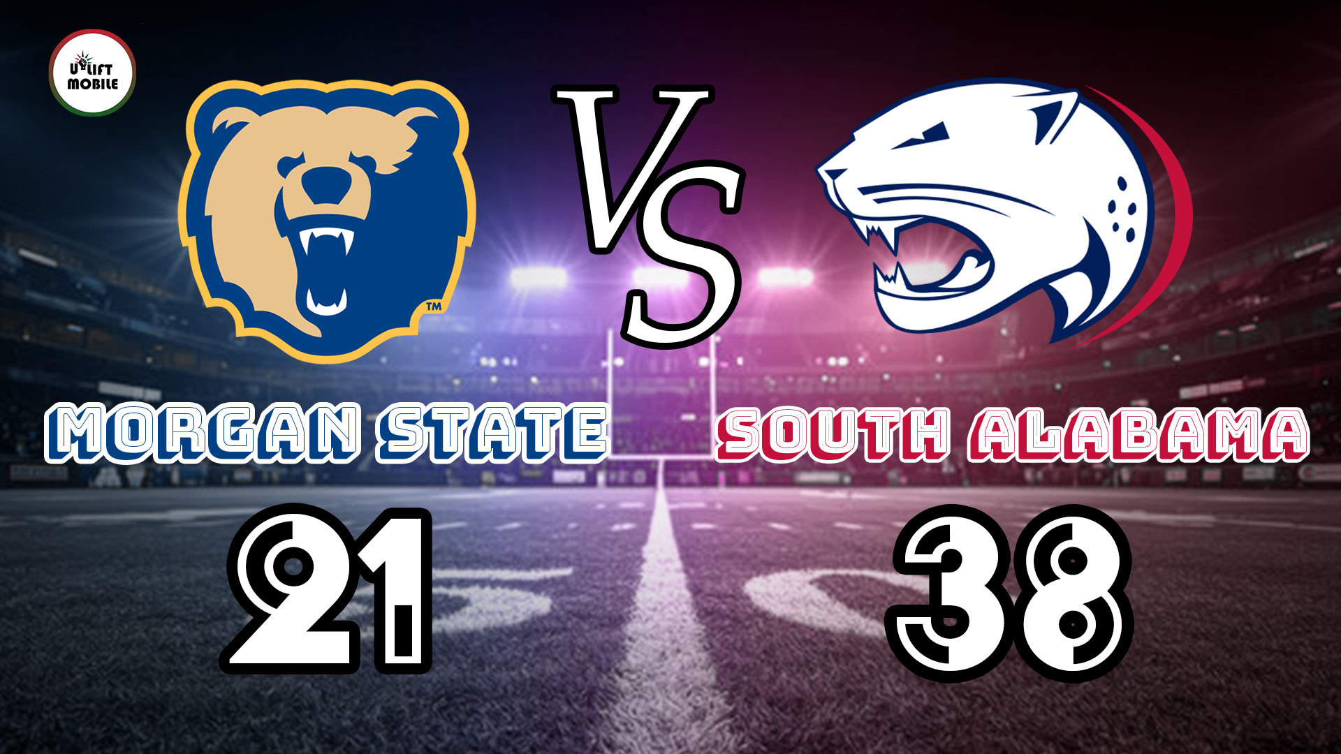 Morgan State vs. South Alabama-21-38