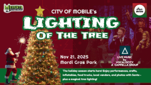 City of Mobile tree lighting
