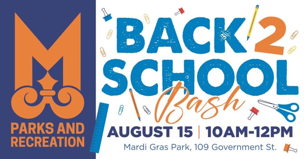 Back 2 School Bash held at Mardi Gras Park